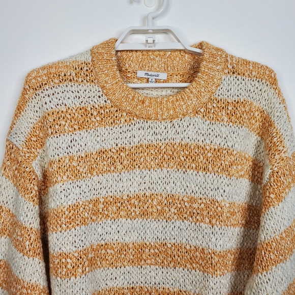 Madewell Baez Pullover Sweater Striped - Picture 3 of 11